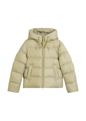 Steppjacke mit Kapuze - 3729-Artichoke Leaf - Grün