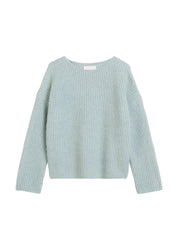 Strickpullover - 821-silvery blue - Blau