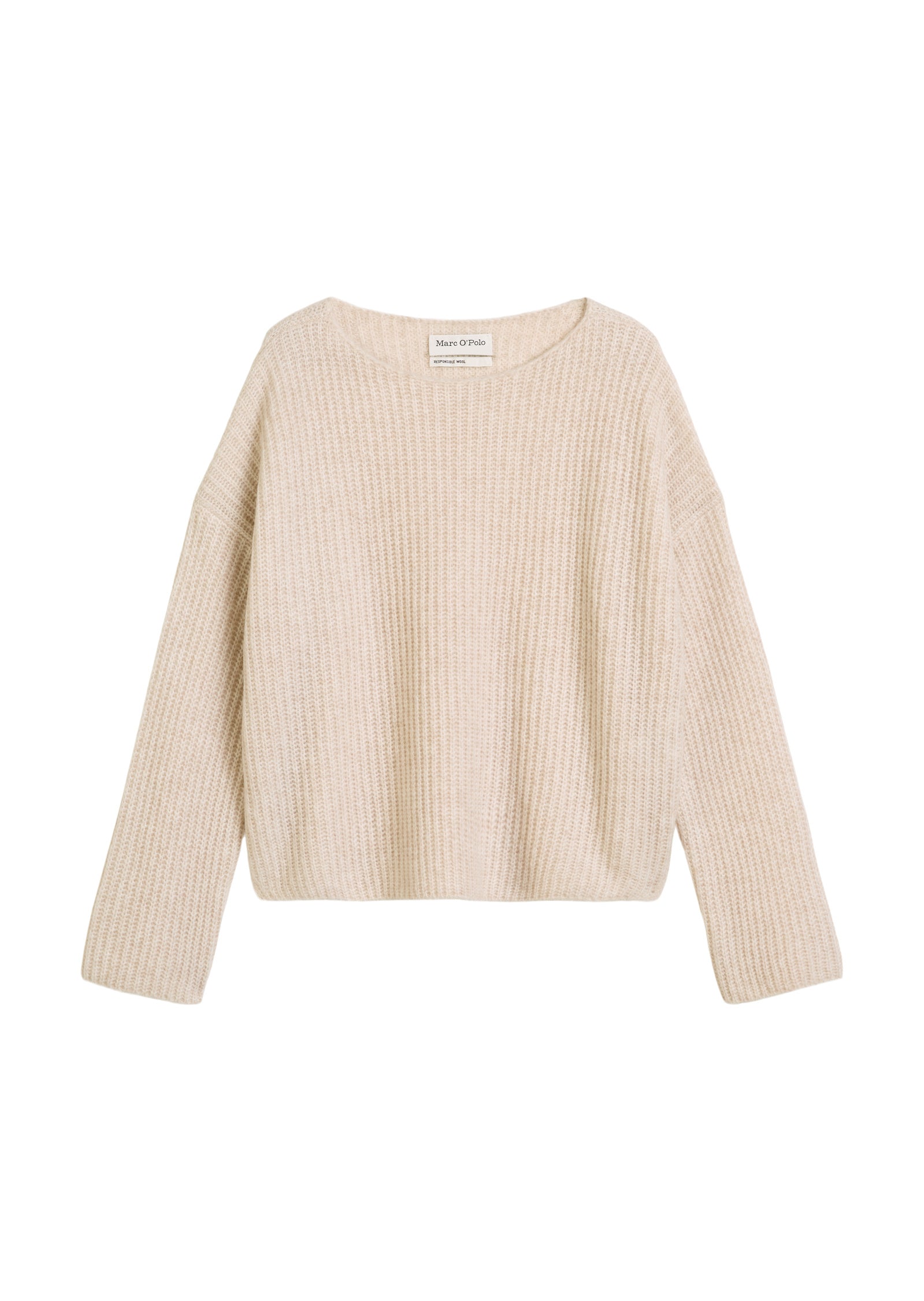 Strickpullover - 174-natural stone - Weiß