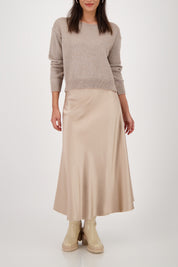 Strickpullover aus Wollmix - 517 truffle - Braun