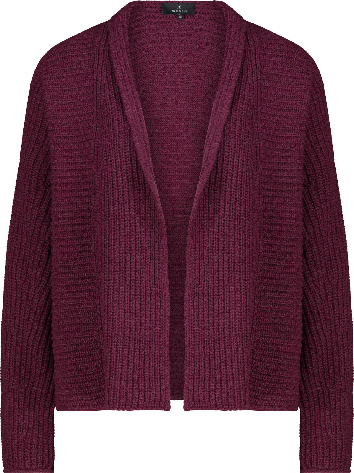 Strickcardigan aus Viskosemix - 359 bordeaux - Rot
