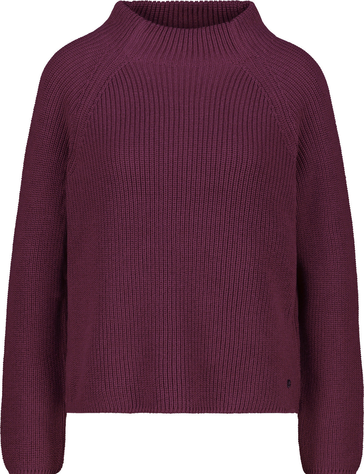 Strickpullover aus Baumwollmix - 359 bordeaux - Rot