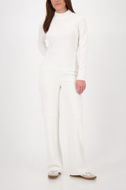 Strickpullover aus Viskosemix - 102 off-white - Creme