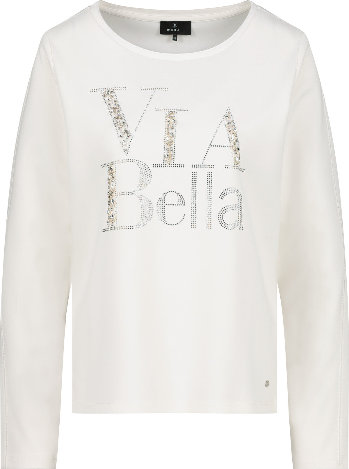 Sweatshirt mit Print - 115 cashmere - Weiß