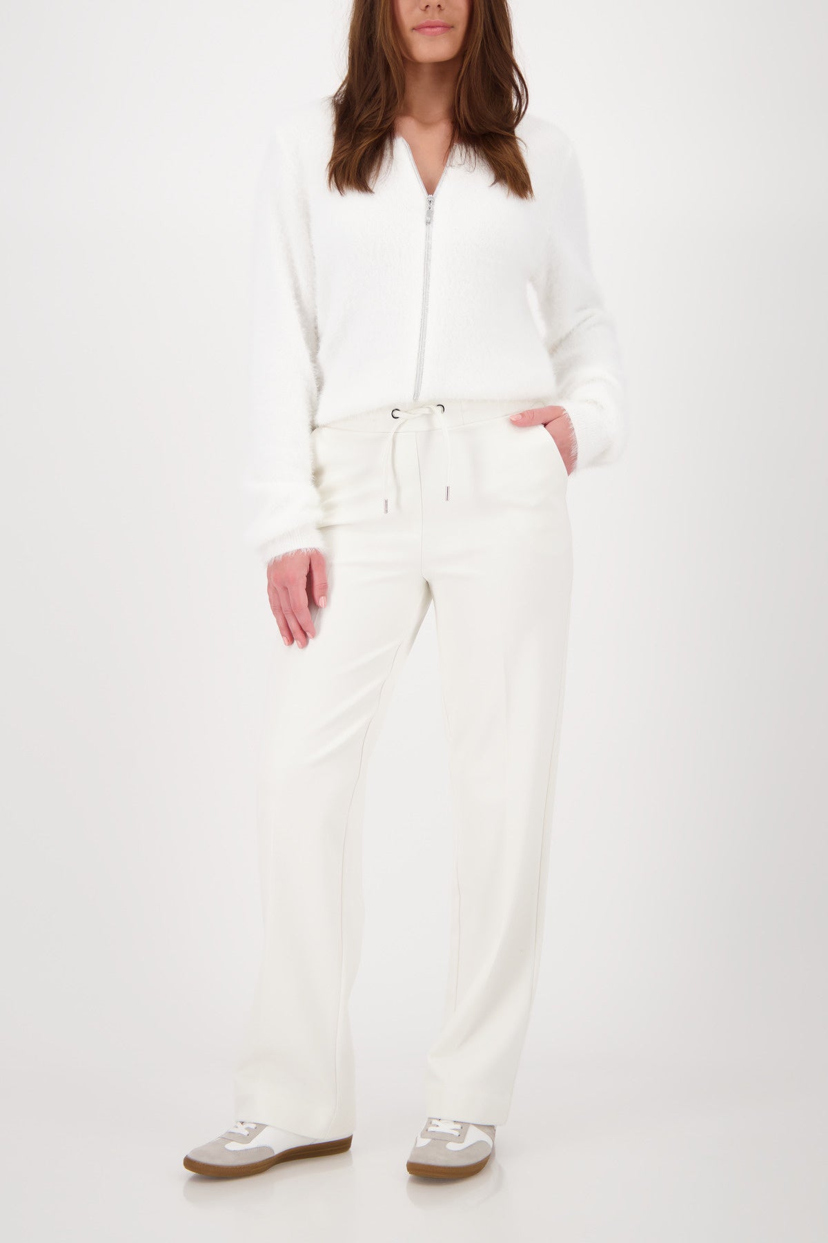 Schlupfhose Wide Leg - 115 cashmere - Creme