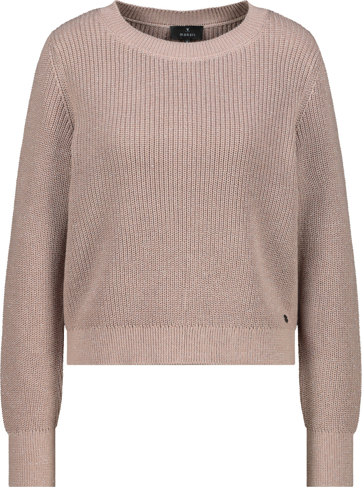 Strickpullover aus Baumwolle - 517 truffle - Braun