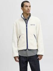Teddyjacke mit Stehkragen - Ocean Cavern - Weiß