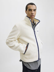 Teddyjacke mit Stehkragen - Ocean Cavern - Weiß