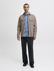 Overshirt - Brindle - Grau