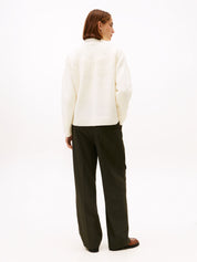 Strickpullover aus Wolle - Z00-YELLOW - Creme