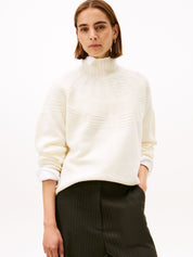 Strickpullover aus Wolle - Z00-YELLOW - Creme
