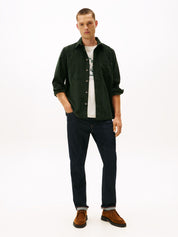 Cordovershirt aus Baumwolle - 0H9-GREEN - Grün