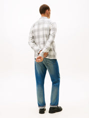 Flannel Hemd Regular Fit - 0QY-WHITE - Grau