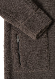 Teddymantel mit Kapuze - 16543 mushroom taupe - Braun
