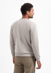 Sweatshirt - 018-Clay - Grau