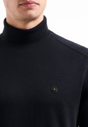 Rollkragenpullover - 020-Black - Schwarz