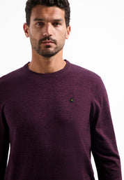 Strickpullover aus Baumwollmix - 164-Dark Wine - Rot