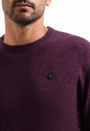 Strickpullover aus Baumwollmix - 164-Dark Wine - Rot