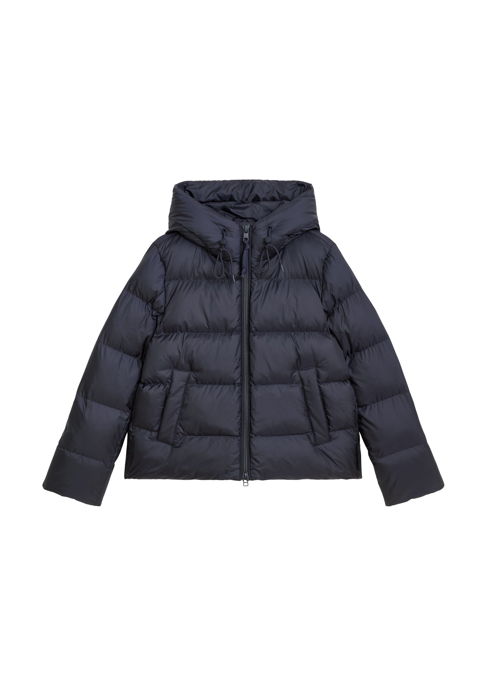 Steppjacke mit Kapuze - 4133-Blue Depths - Blau