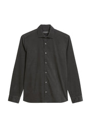 Cordhemd Shaped Fit - 985-broken graphite - Grau