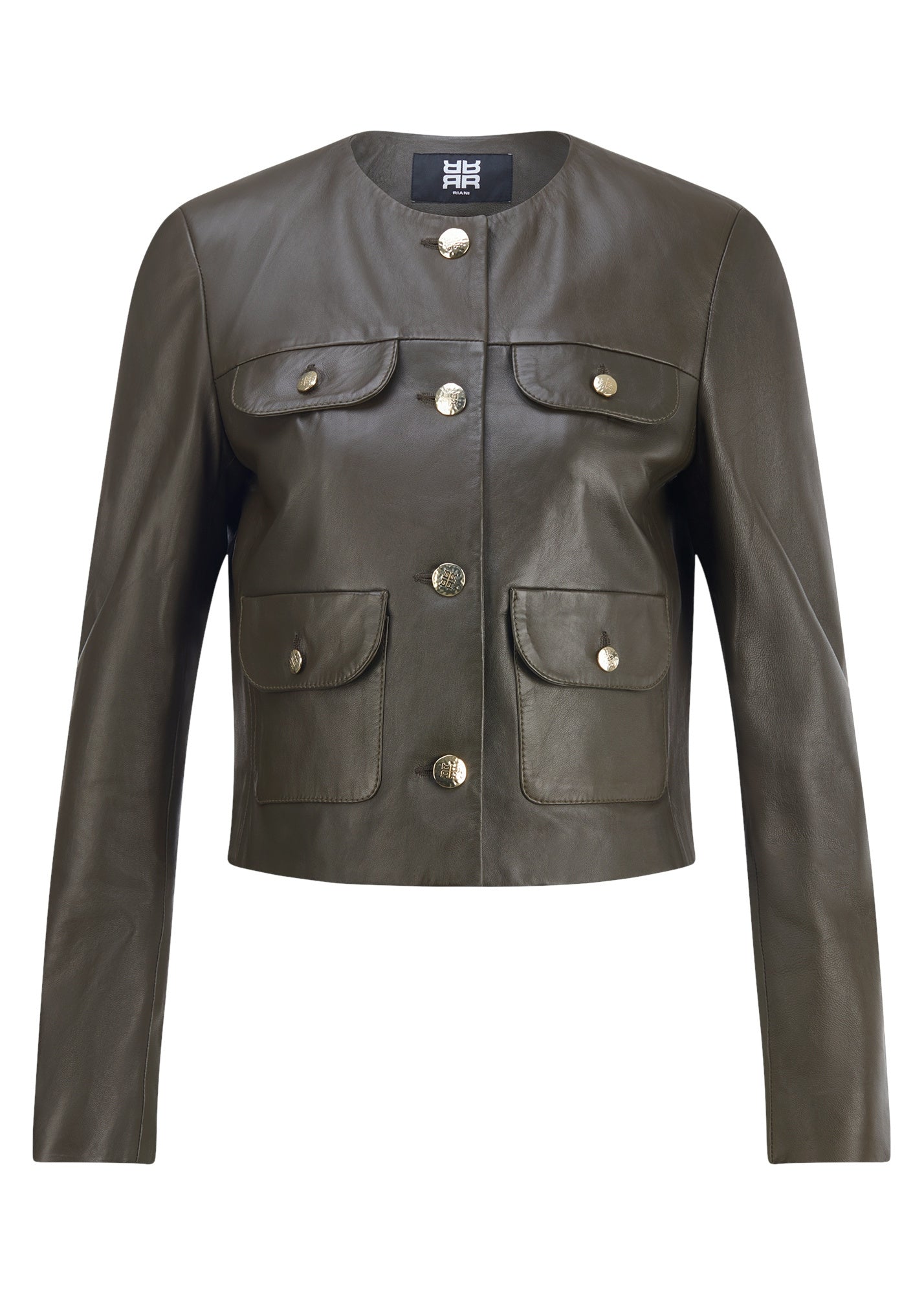 Lederjacke - 641-dreamwood - Braun