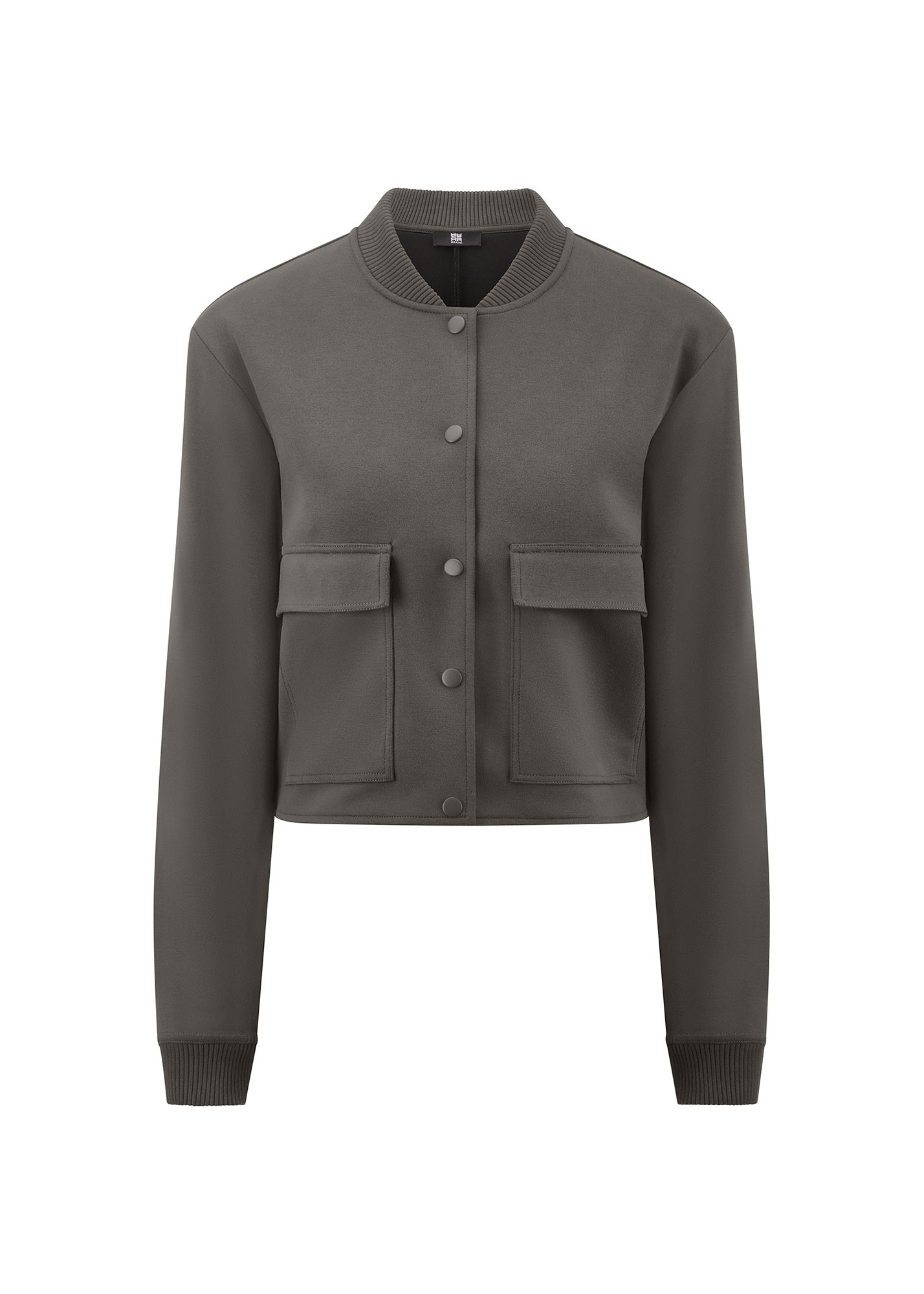 Jacke aus Viskosemix - 641-dreamwood - Khaki