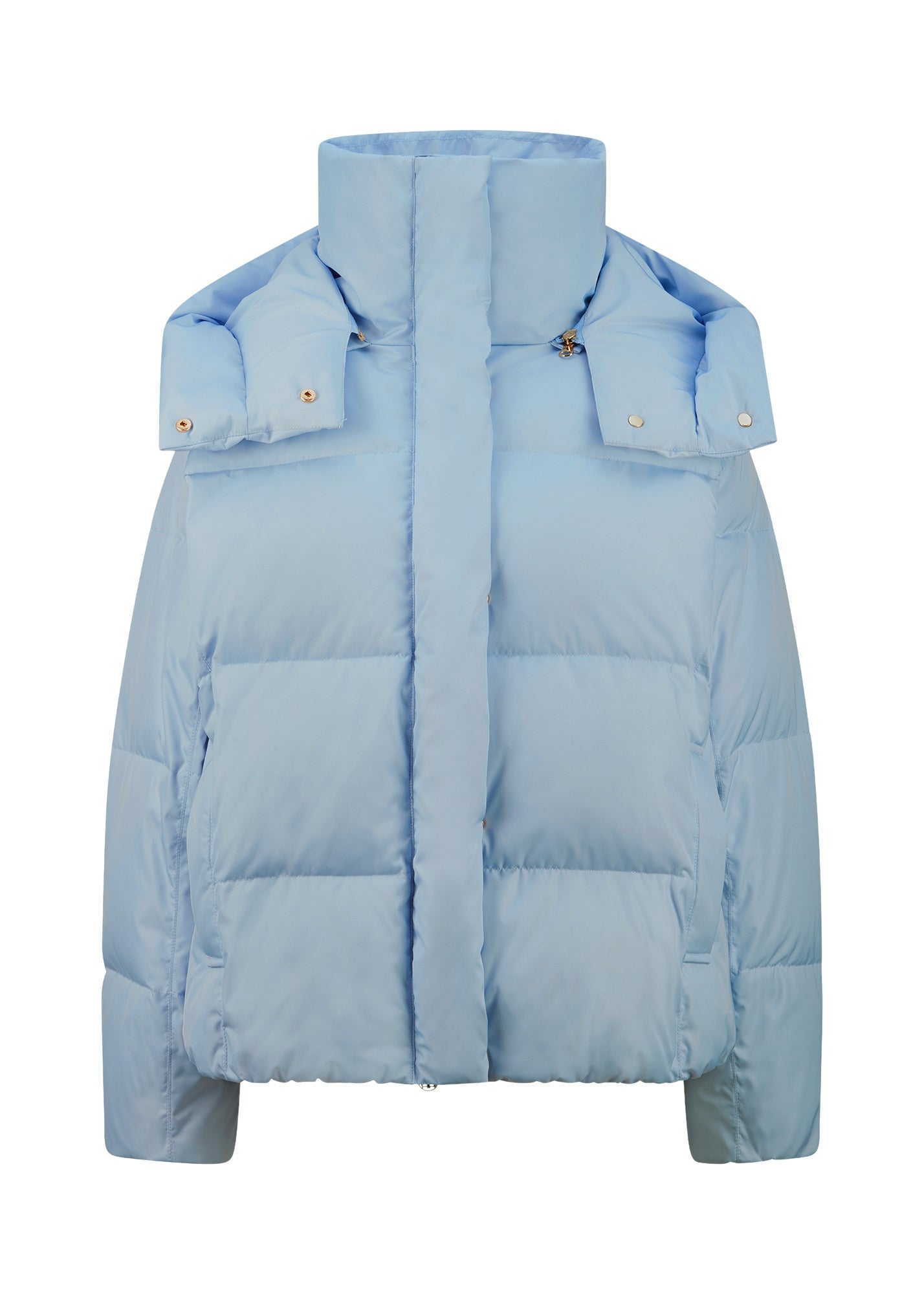 Winterjacke mit Kapuze - 407-stellar - Blau