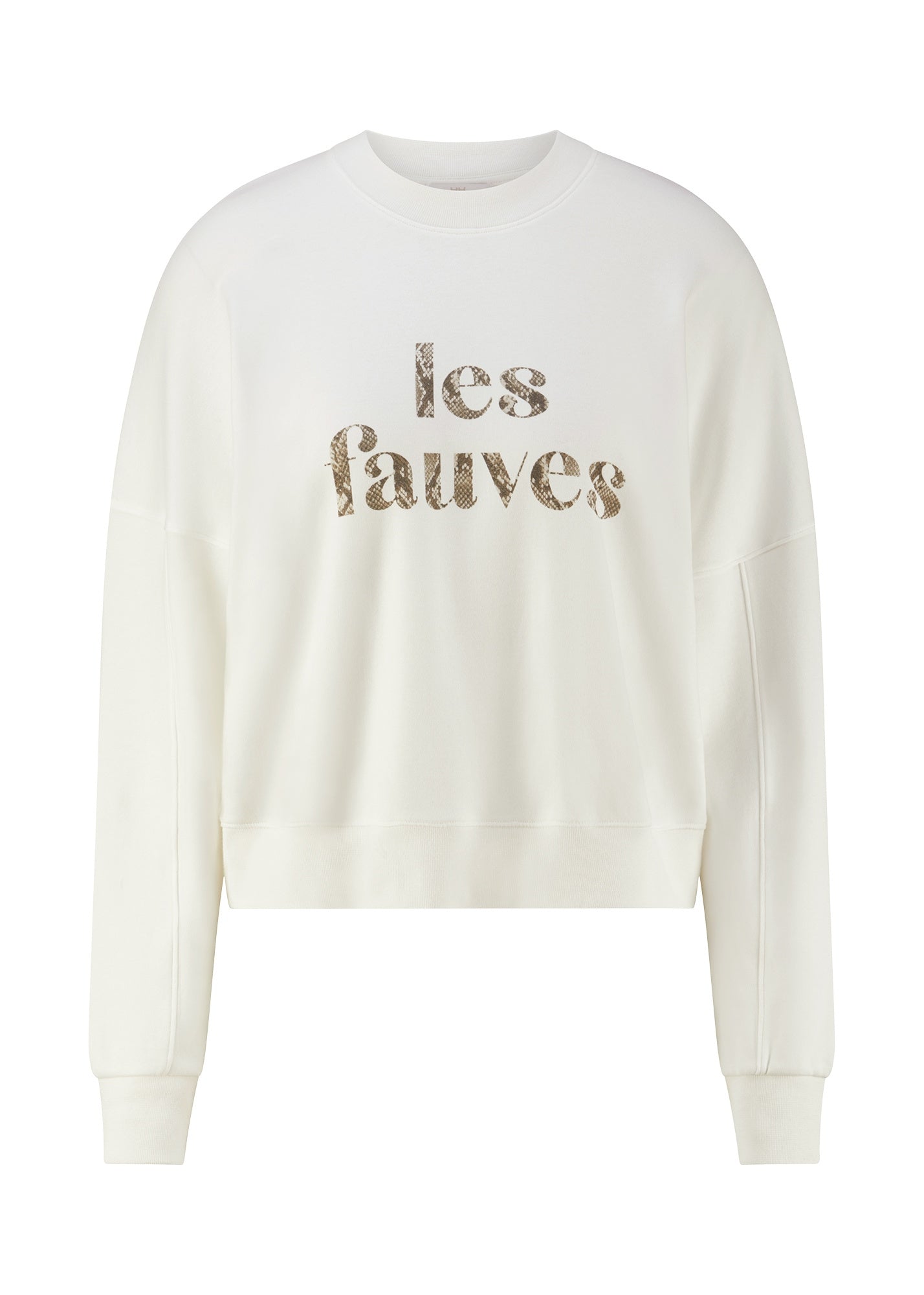 Sweatshirt - 143-offwhite patterned - Weiß