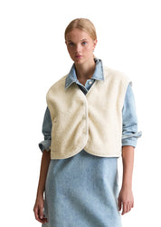Weste - 1171-White Blush - Creme