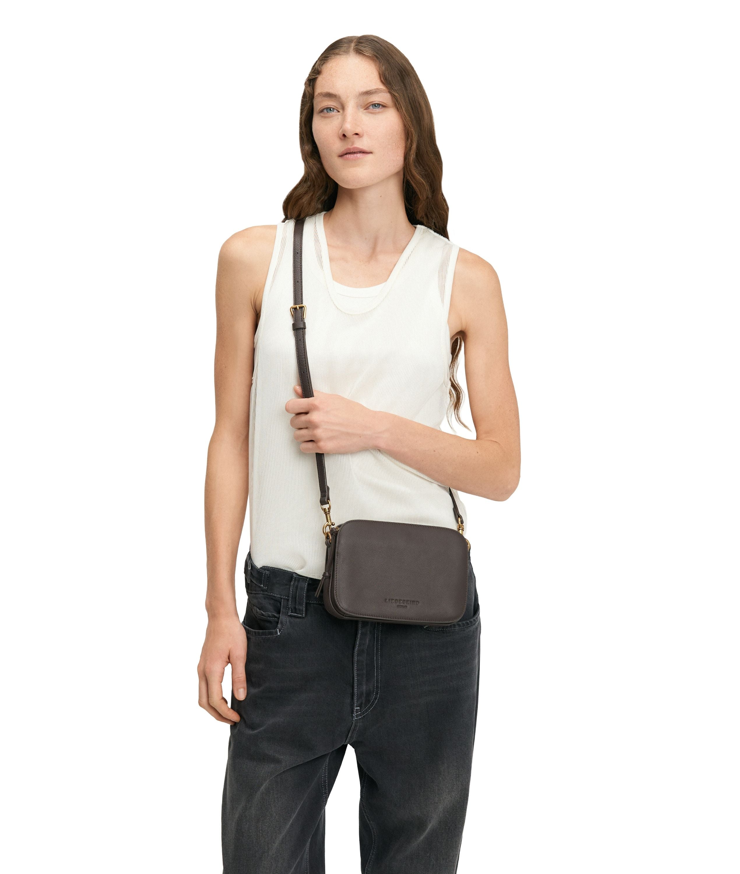 Umhängetasche LUKE - 8860-BROWN - Braun