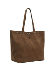 Shopper aus Wildleder - 8640-BROWN - Braun