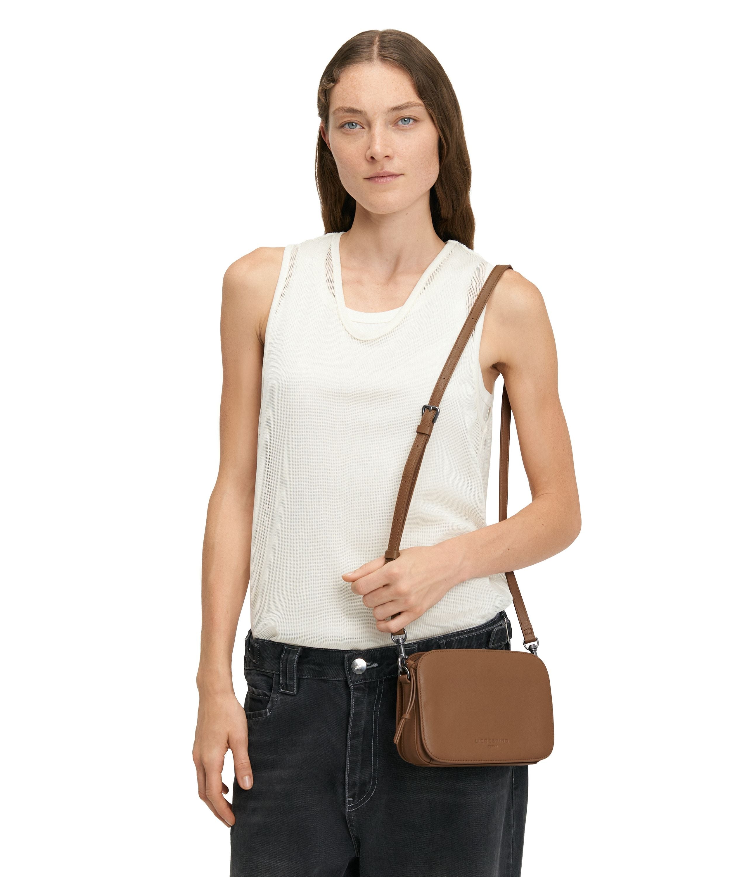 Umhängetasche LUKE - 8522-BROWN - Braun
