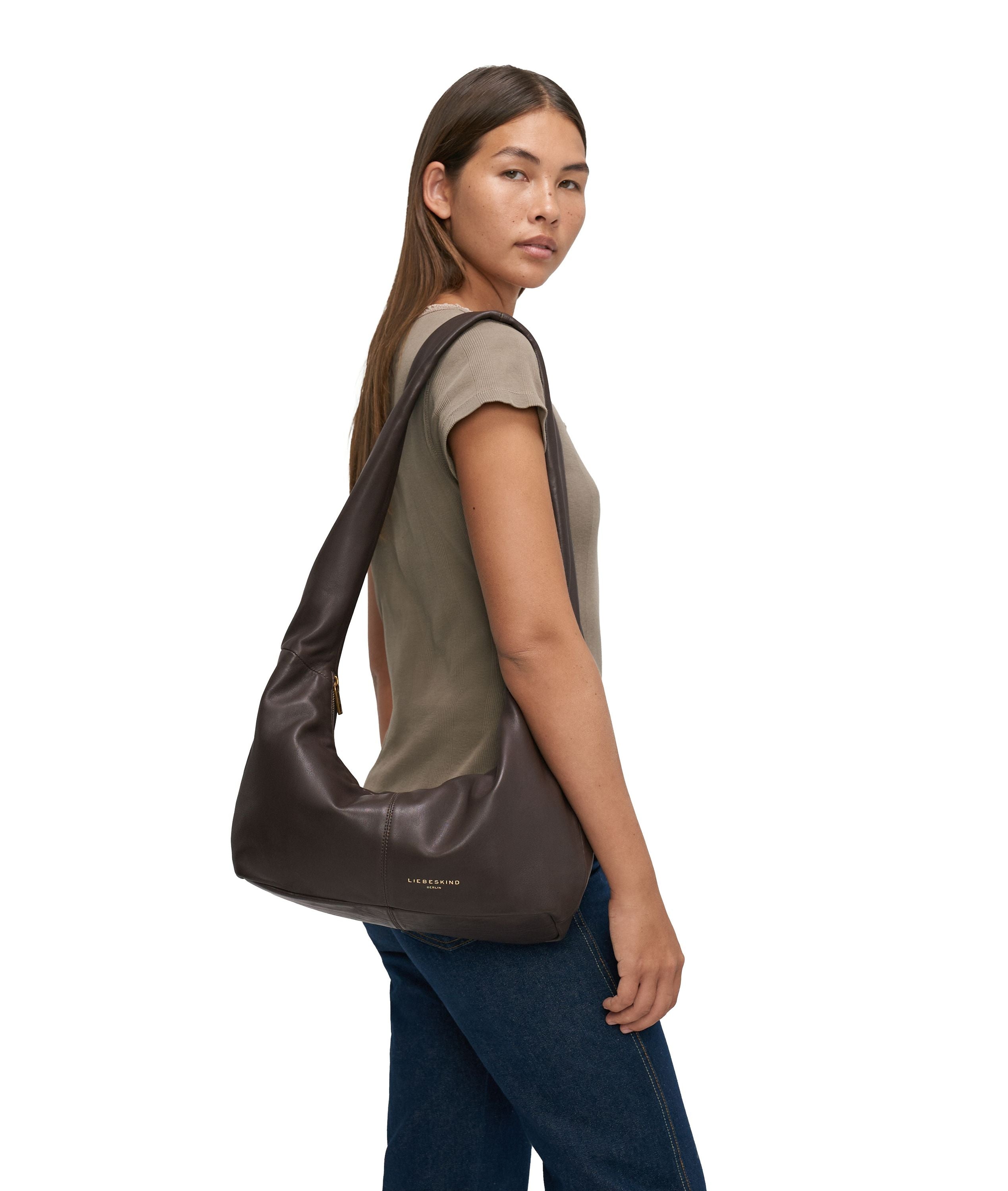 Schultertasche HOBO - 8860-BROWN - Braun
