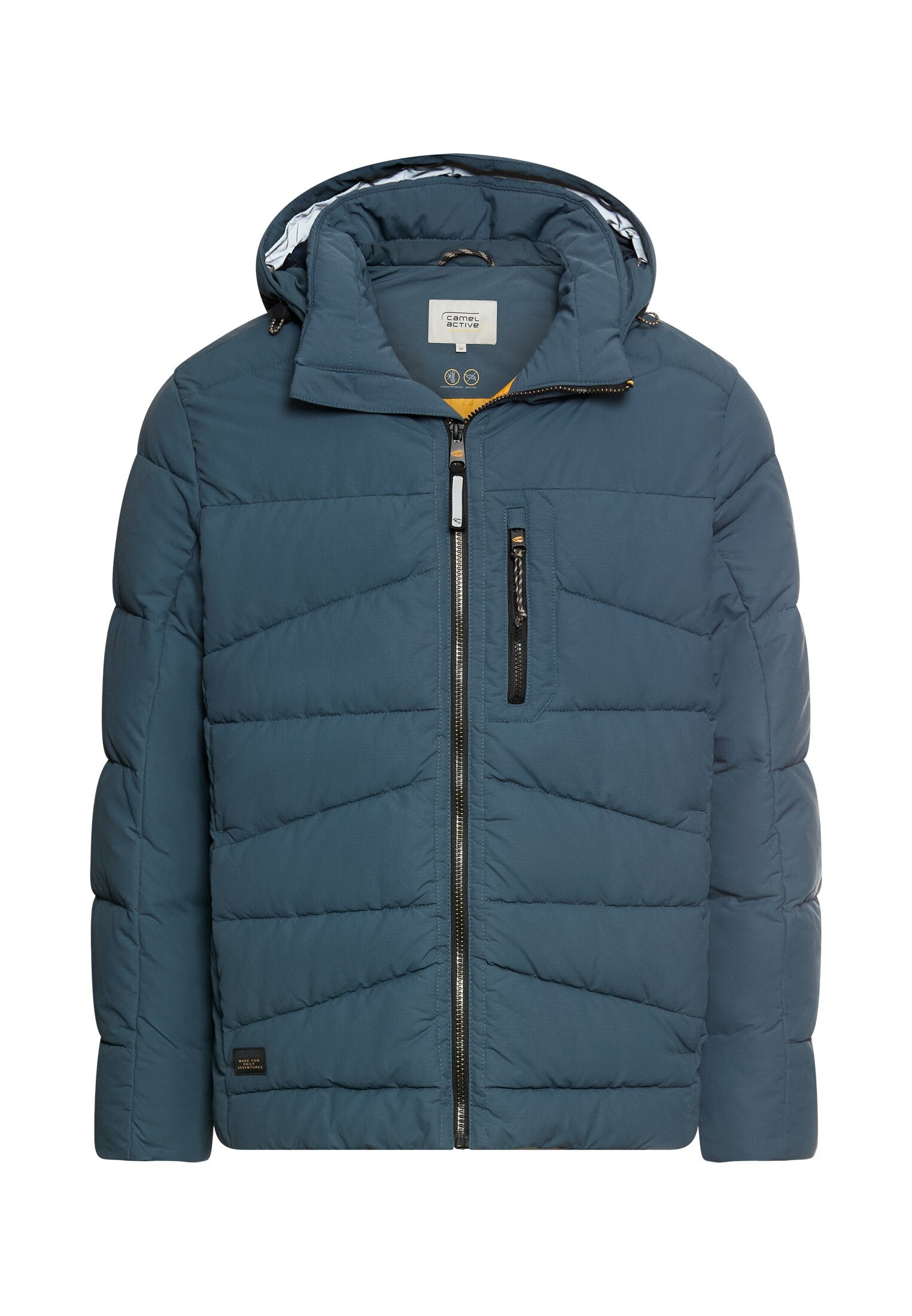 Winterjacke mit abnehmbarer Kapuze - 47-Tinted Blue - Blau