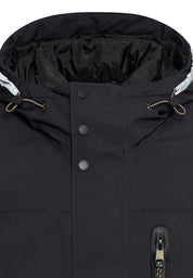 Funktionsmantel mit Kapuze - 48-Dark Navy - Blau