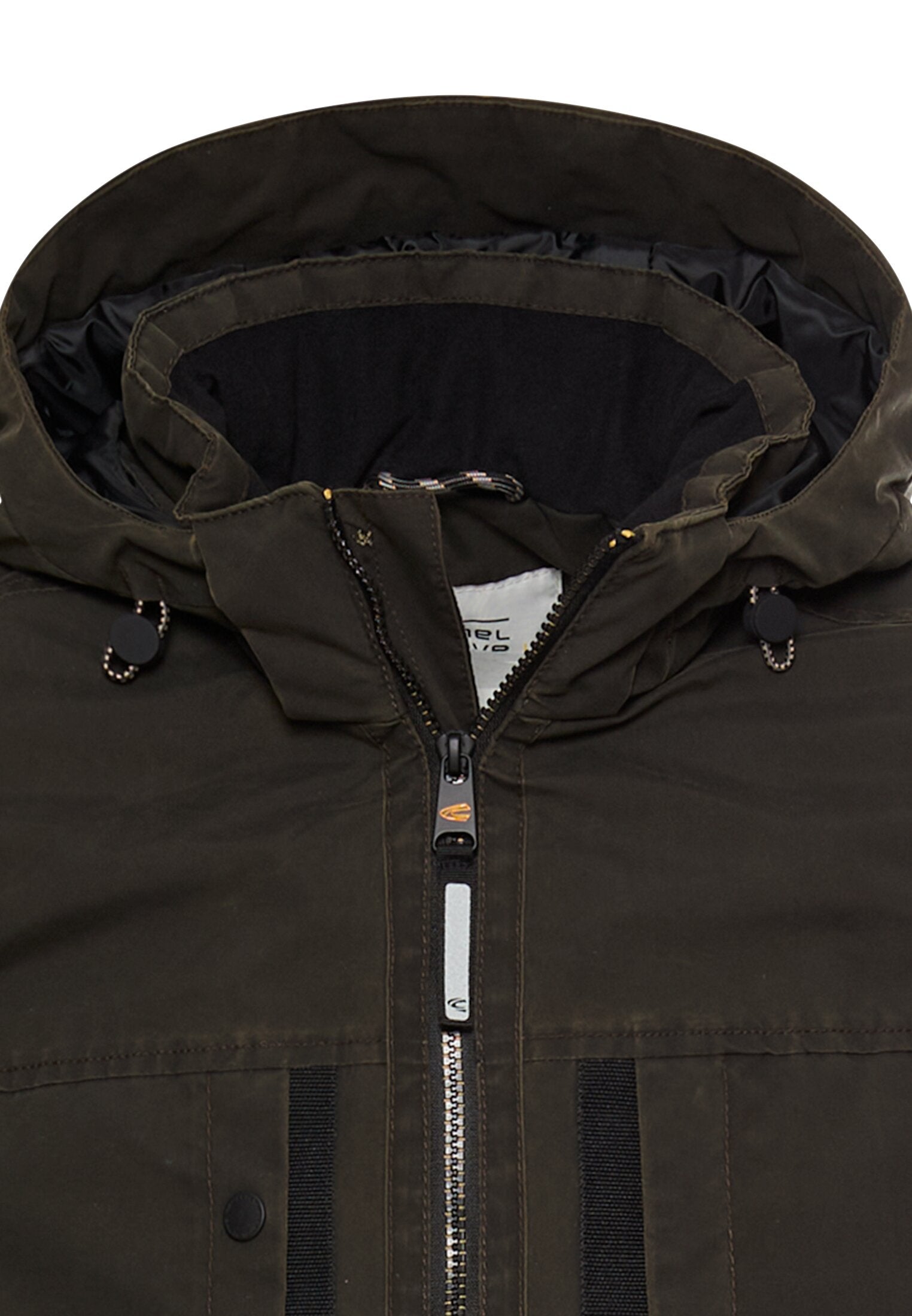 Weste mit Kapuze - 27-Dark Brown - Braun