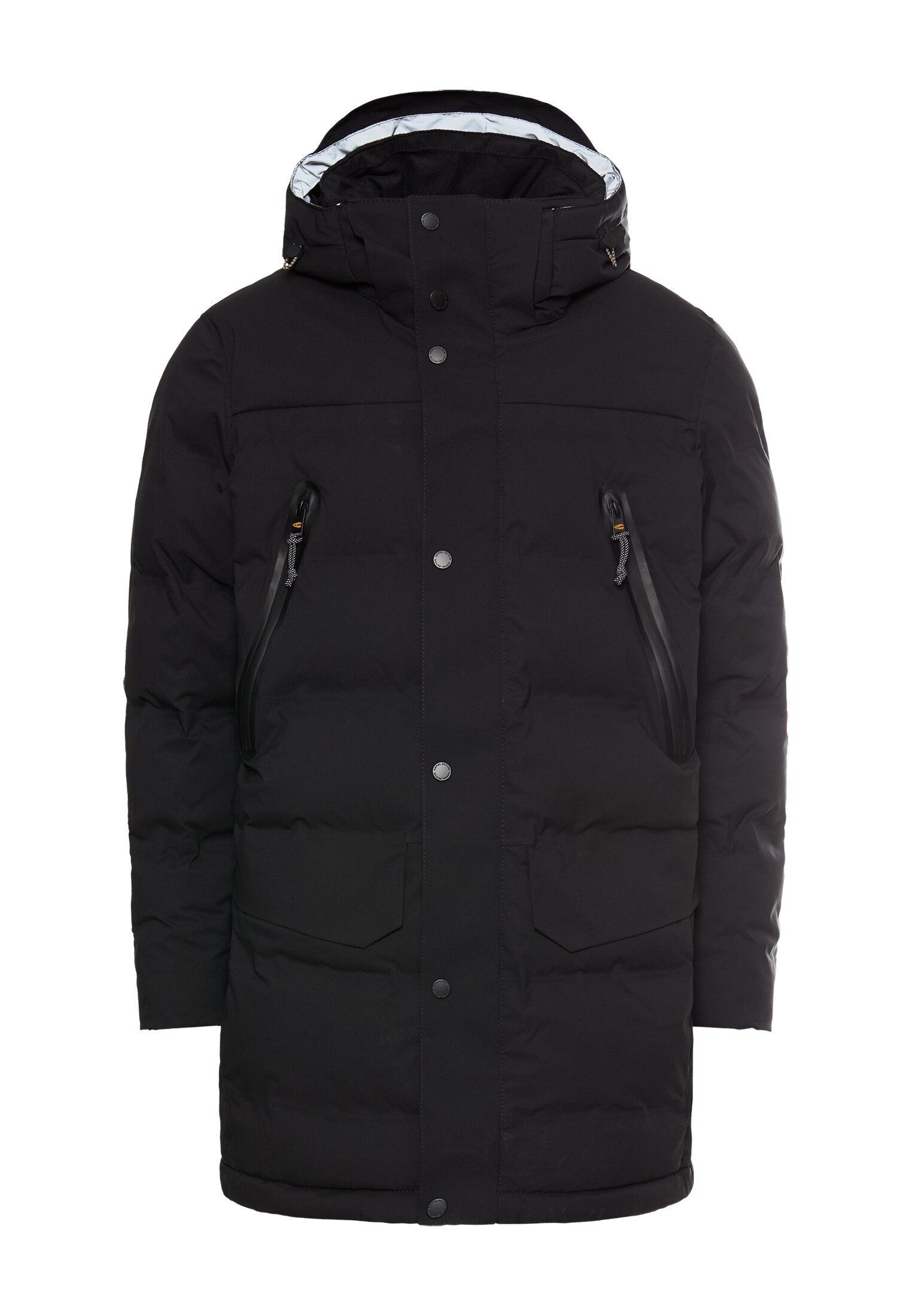 Funktionsjacke mit abnehmbarer Kapuze - 88-Asphalt - Schwarz