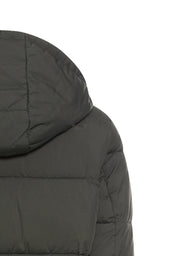Steppmantel mit abnehmbarer Kapuze - 38-Forest Night - Grün