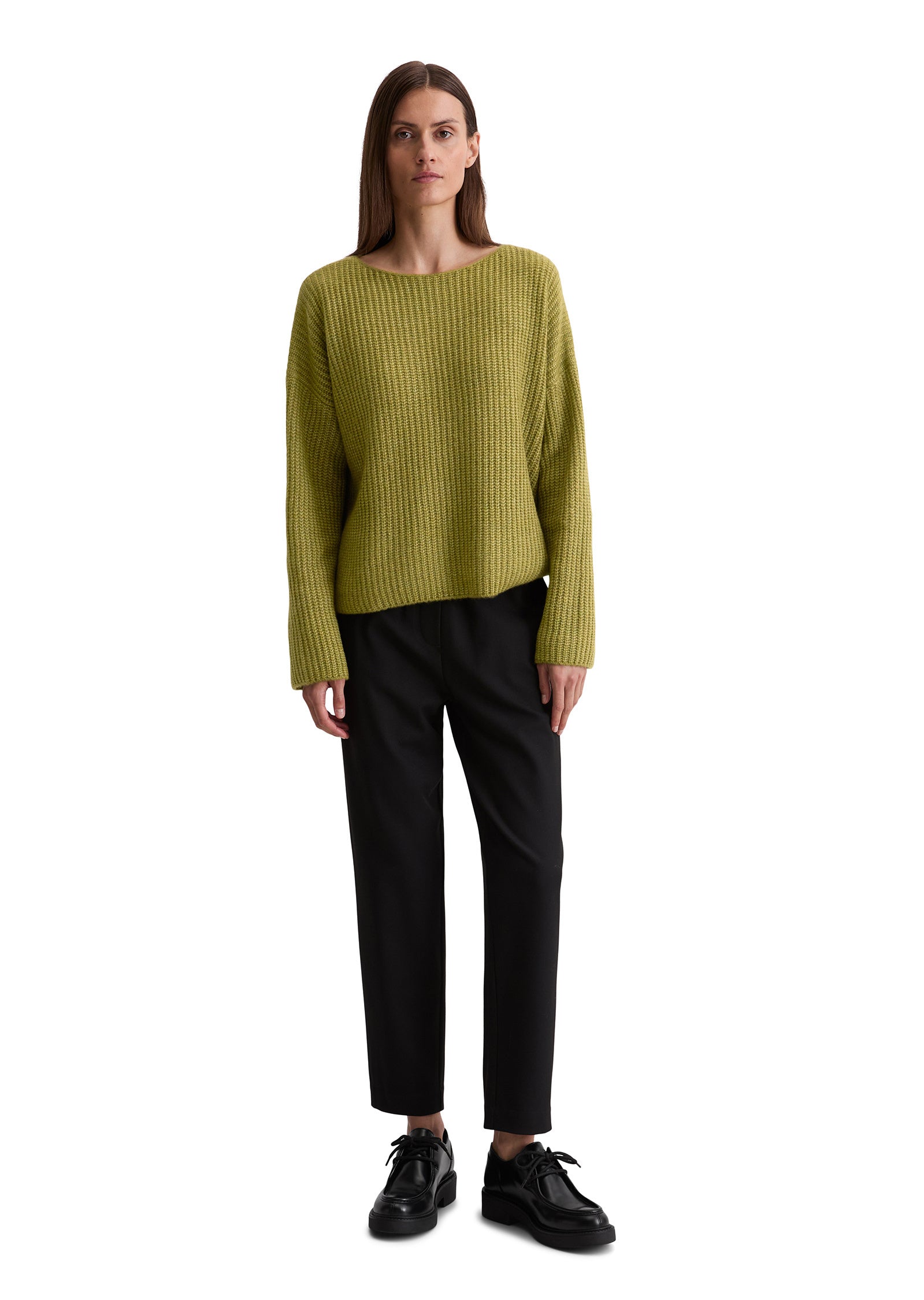 Strickpullover - 430-deep pea - Grün