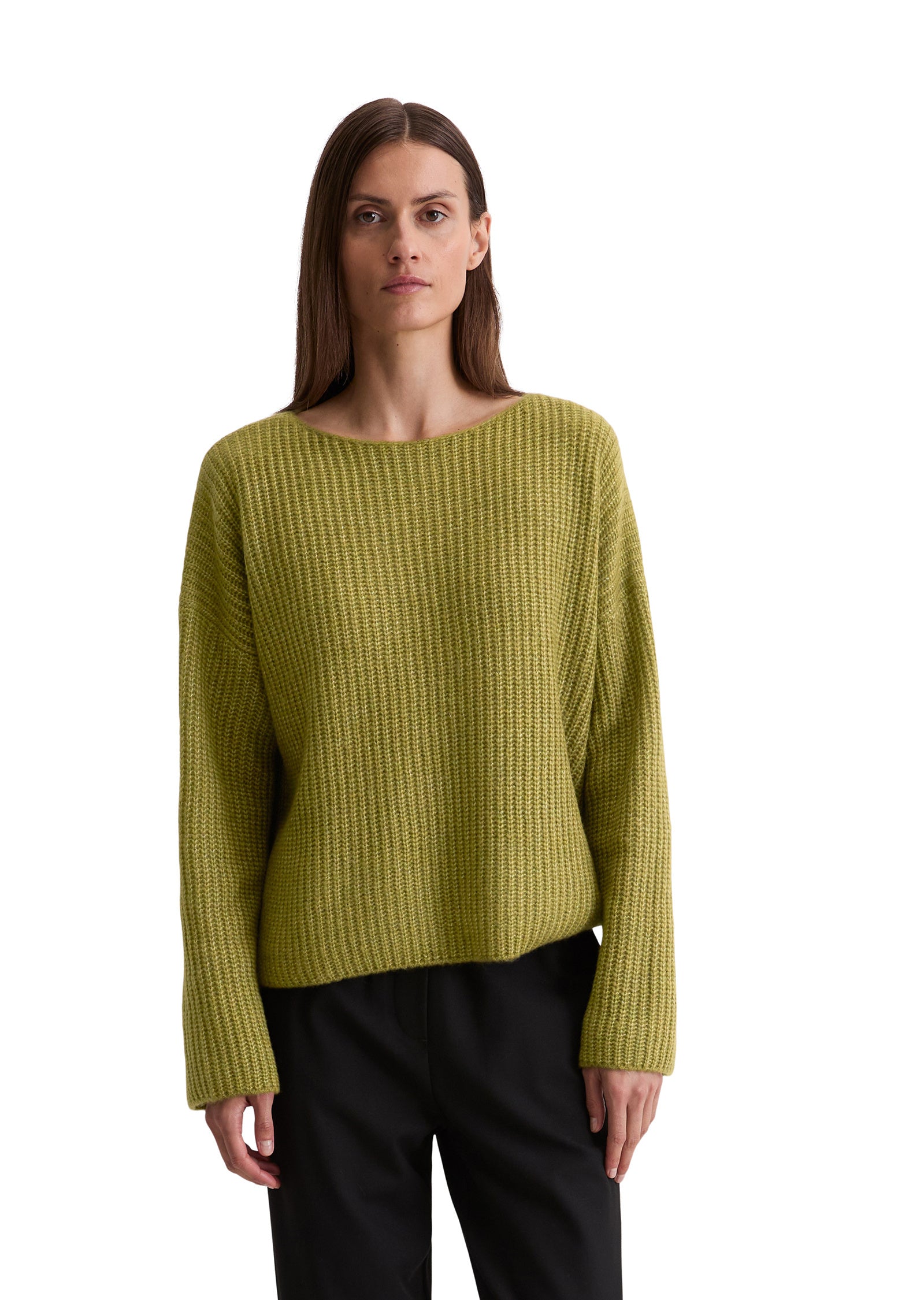 Strickpullover - 430-deep pea - Grün