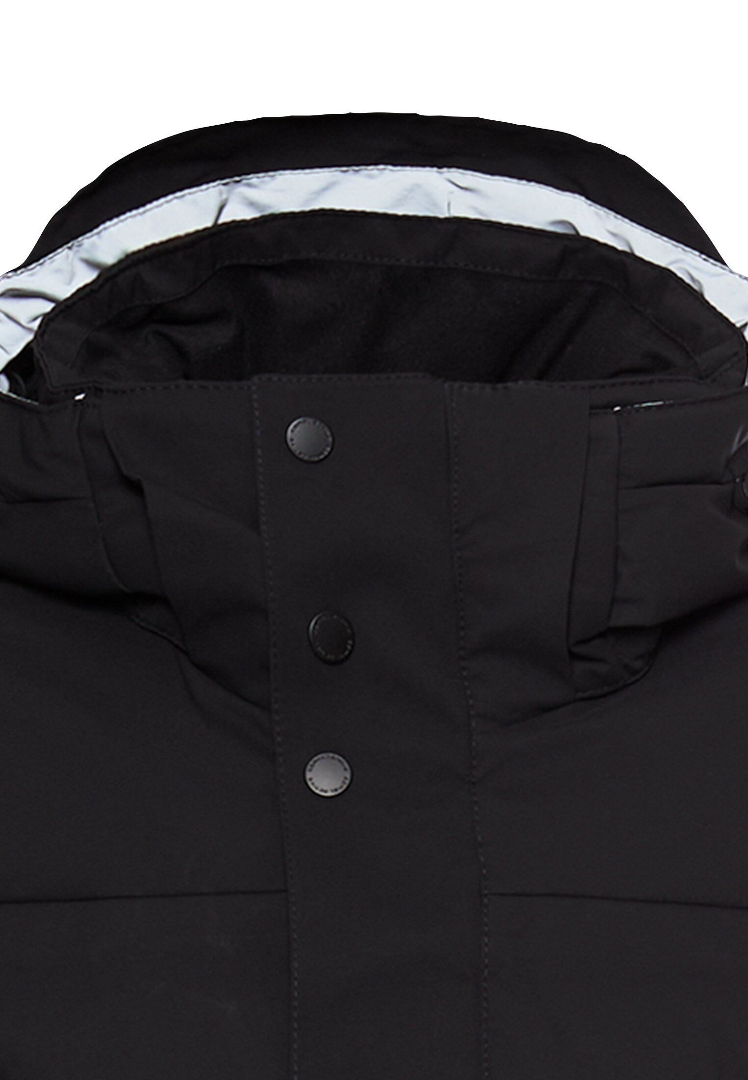 Funktionsjacke mit abnehmbarer Kapuze - 88-Asphalt - Schwarz
