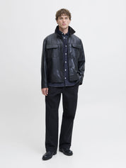 Jeanshemd aus Baumwolle - Dark Blue Denim - Blau