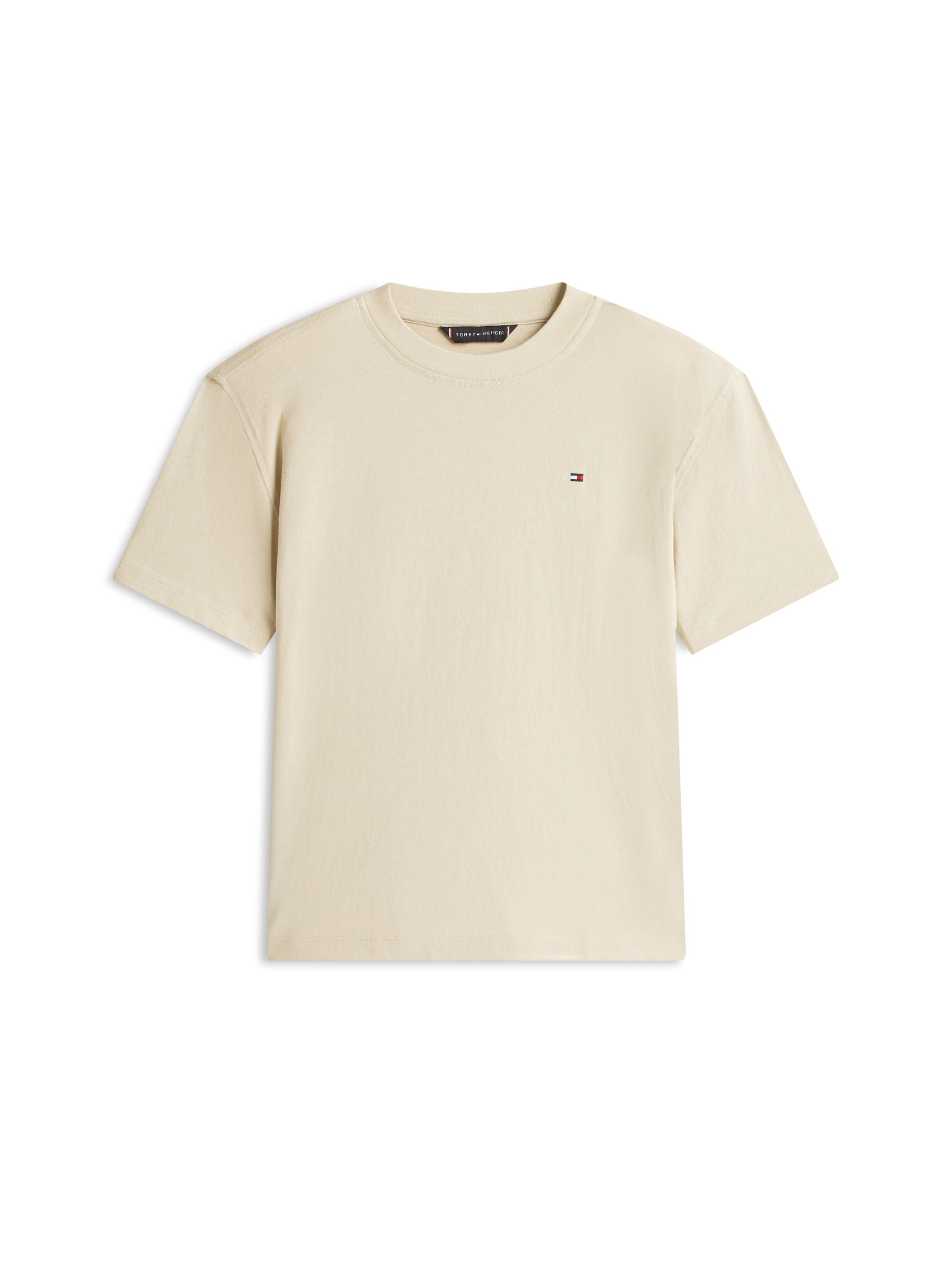 T-Shirt aus Baumwolle - ABY-BEIGE - Beige
