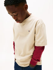 T-Shirt aus Baumwolle - ABY-BEIGE - Beige