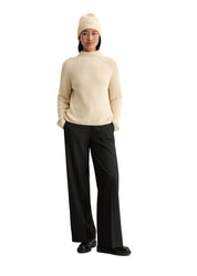 Strickpullover mit Turtleneck - 159-chalky sand - Creme