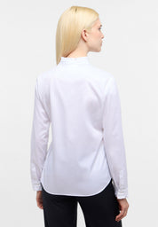 Bluse aus Baumwolle - 00-weiss - Weiß