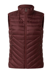 Steppweste mit Stehkragen - 3902-RED - Rot