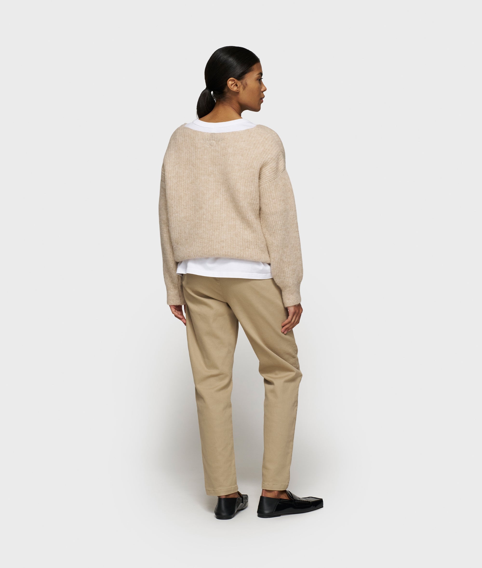 Strickpullover aus Woll-Mix - 1130-earth - Beige