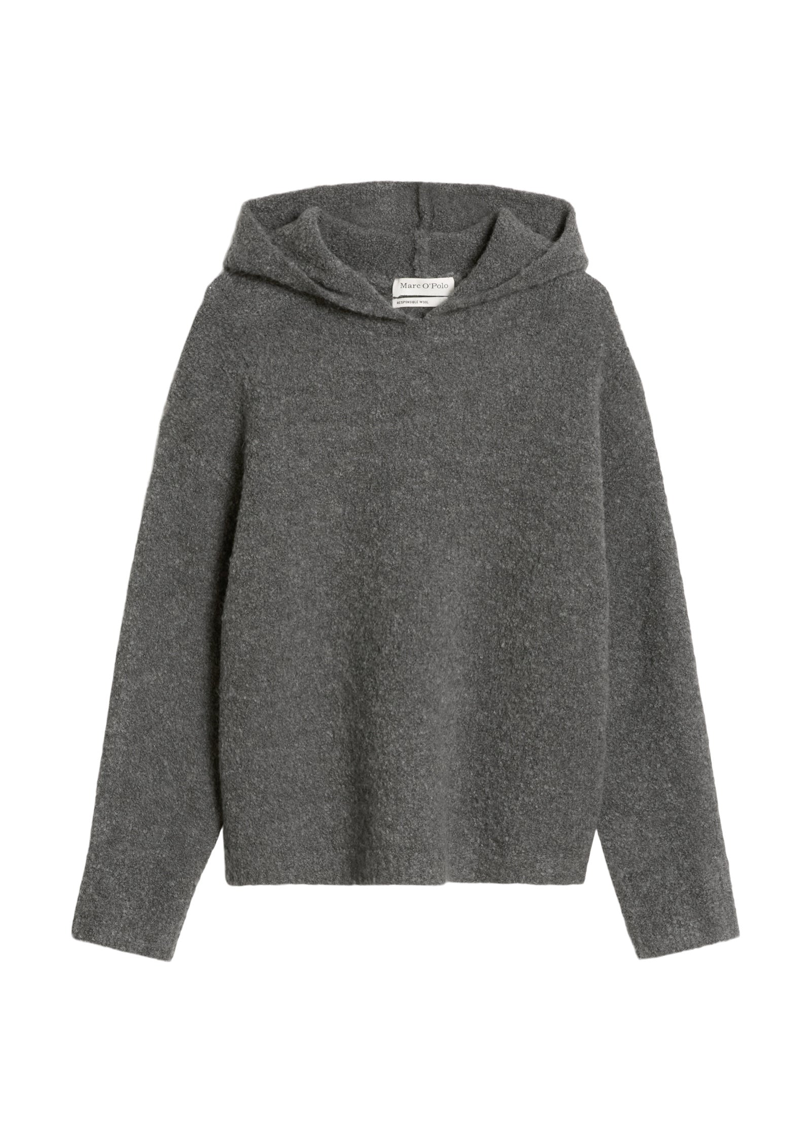 Blouclé-Hoodie Loose Fit - 927-rocky grey melange - Grau