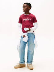 T-Shirt aus Baumwolle - VK0-PURPLE - Rot